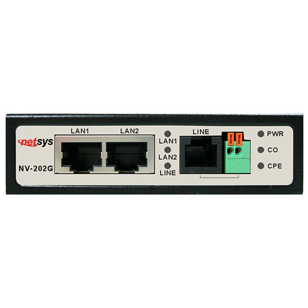 GigaPort VDSL2 Ethernet Extender Kit (320Mbps) with PoE Remote Unit - NV-320SEKIT