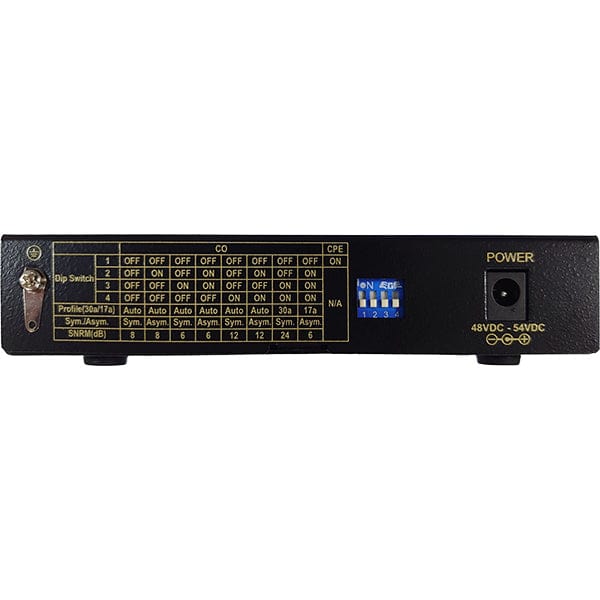 GigaPort VDSL2 Ethernet Extender Kit (320Mbps) with PoE Remote Unit - NV-320SEKIT