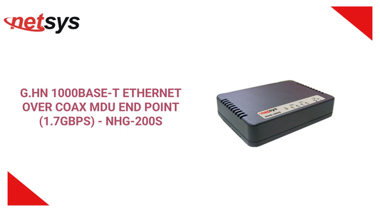 G.hn 1000Base-T Ethernet Over Coax MDU End Point (1.7Gbps) - NHG-200S by@Outfy