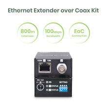 Long Reach PoE Extender Over Coax Kit - IP09CPK