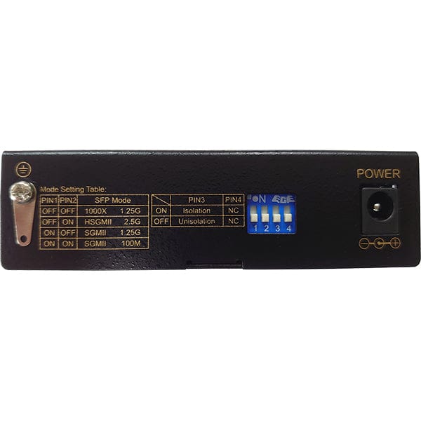 GigaPort 1.25G/2.5G (20km) Single Strand Single Mode Fiber Media Converter Kit - NM-2000ESKIT