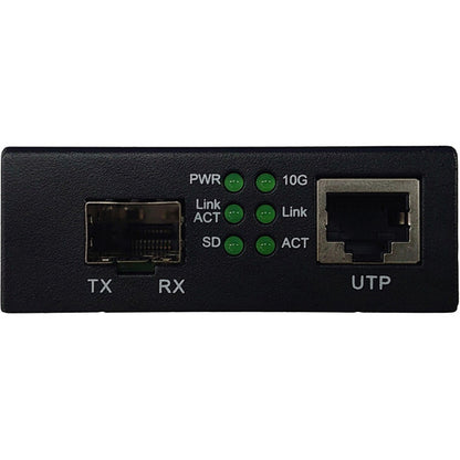 10GBase-T to SFP+ Media Converter - Up to 10G Copper-to-Fiber Conversion (NM-2100G)