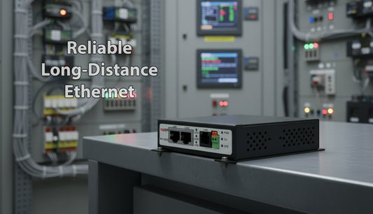 GigaPort VDSL2 Ethernet Extender Bridge Modem (Single Unit) - Long-Range Ethernet Extension Over 2-Wire Copper or Cat5/6 (NV-202G)