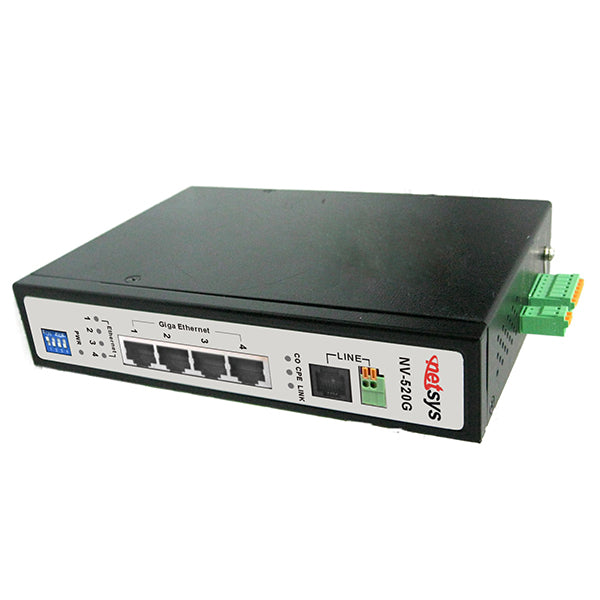 GigaPort Industrial Grade VDSL2 Ethernet Bridge Modem (320Mbps) - NV-520G