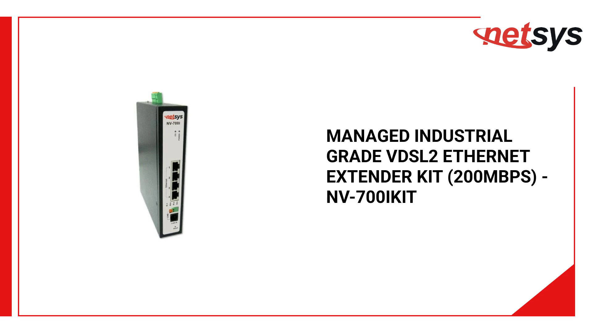 Networking Products - Network Extension Devices & Broadband Equipment ...