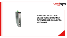Managed Industrial Grade VDSL2 Ethernet Extender Kit (200Mbps) - NV-700IKIT by@Outfy