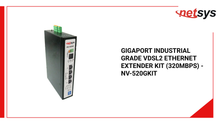 GigaPort Industrial Grade VDSL2 Ethernet Extender Kit (320Mbps) - NV-520GKIT by@Outfy