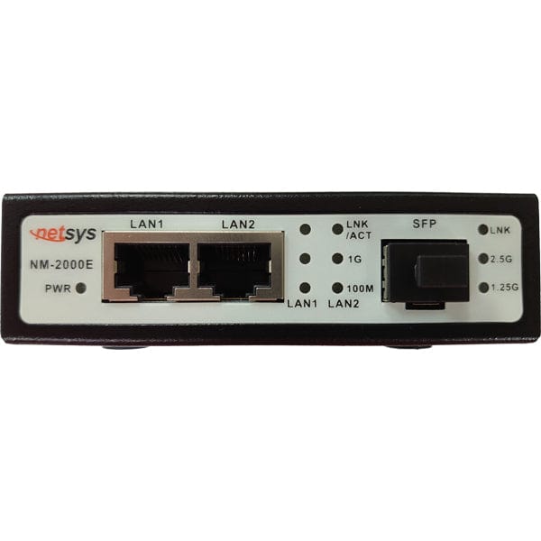 GigaPort 100M/1.25G/2.5G Fiber Media Converter  - NM-2000E