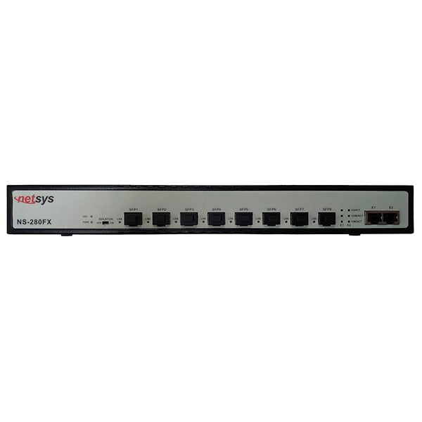 8-Port Unmanaged Gigabit SFP Media Converter Switch - NS-280FX