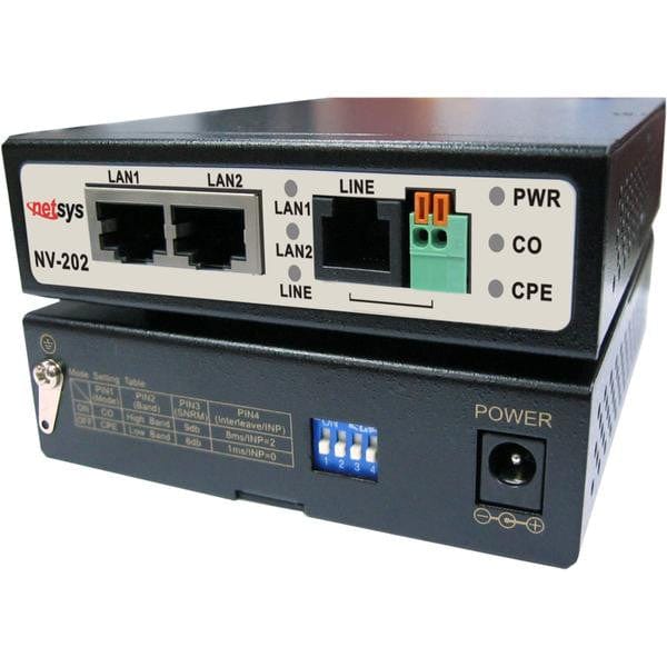 VDSL2 Ethernet Bridge Modem (200Mbps) - NV-202 - Netsys America – www ...