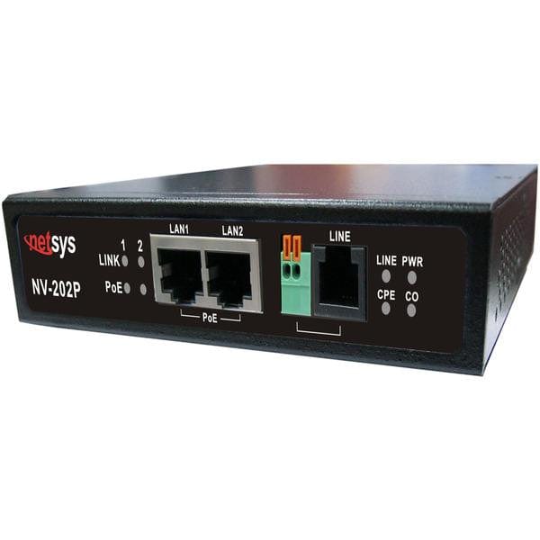 VDSL2 Bridge with PoE - NV-202P - {product_type] - Ethernet Extender - www.netsys-direct.com