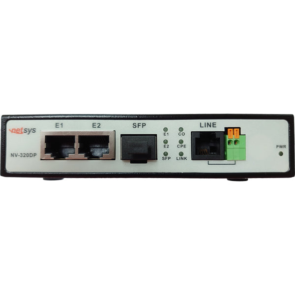 VDSL2 GigaPort Ethernet Bridge Modem and Media Converter (320Mbps) - NV-320DP