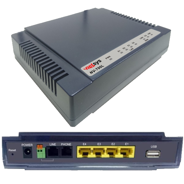 Managed VDSL2 Ethernet Extender Kit (200Mbps) - NV-700EKIT